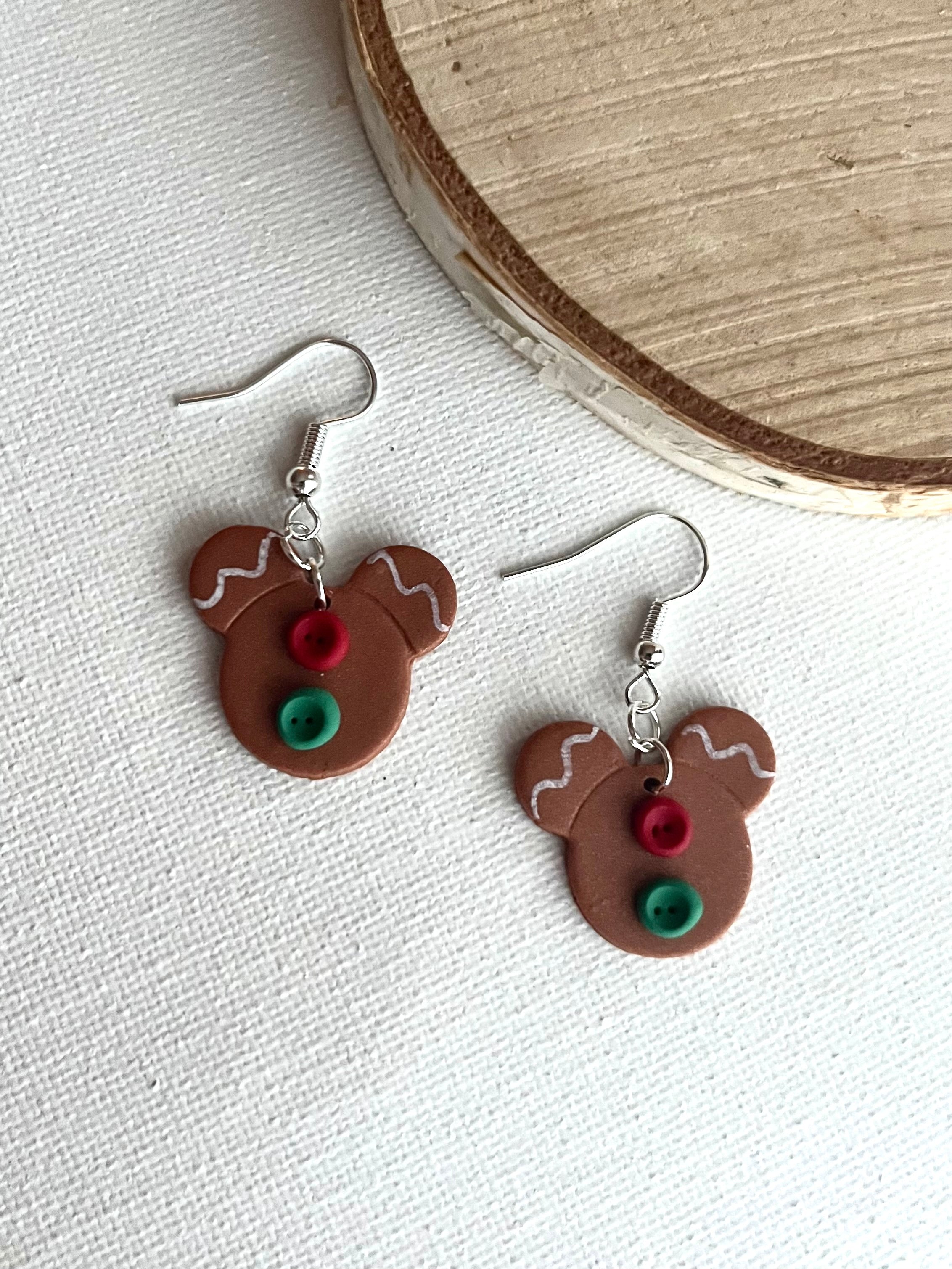 Gingerbread Mickey dangles